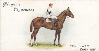 1933 Player's Derby and Grand National Winners #19 Coronach Front